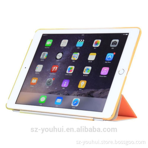 High Quality Rainbow Color Smart Leather Wallet Case For Ipad Air 1 2 6